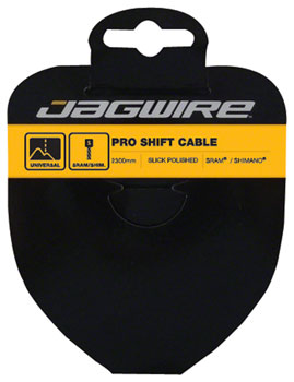 Jagwire Pro Shift Cable - 1.1 x 2300mm, Polished Slick Stainless Steel, For SRAM/Shimano EA Shift Cables
