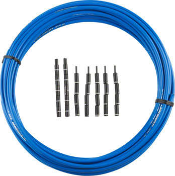 Jagwire 5mm Pro Compressionless Brake Housing with Slick-Lube Liner 10M Roll, SID Blue SID Blue EA Brake Housing
