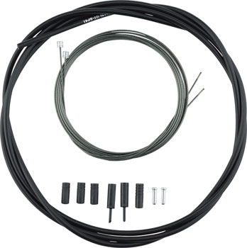 Shimano Road Optislick Derailleur Cable and Housing Set, Black SET Shift Cable and Housing Sets