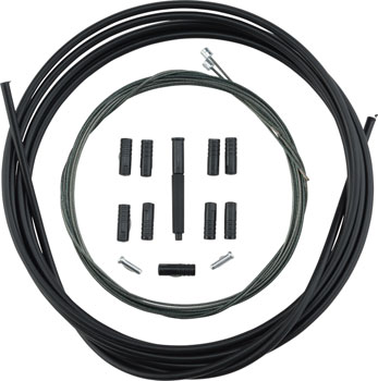 Shimano MTB Optislick Derailleur Cable and Housing Set, Black SET Shift Cable and Housing Sets