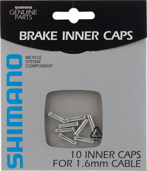 Shimano Brake Cable Tips, Box of 10 EA Cable End Crimps
