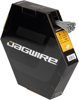 Jagwire Basics Shift Cable - 1.2 x 2300mm, Galvanized Steel, For SRAM/Shimano, Box of 100 BOX Shift Cables