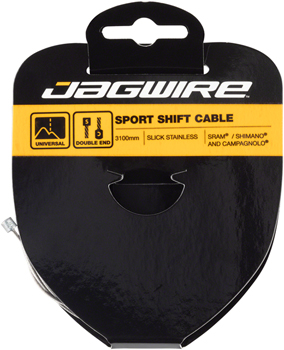Jagwire Sport Shift Cable - 1.1 x 3100mm, Slick Stainless Steel, For SRAM/Shimano/Campagnolo EA Shift Cables