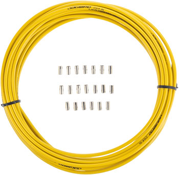 Jagwire 5mm Sport Brake Housing with Slick-Lube Liner 10M Roll, Yellow ROL Brake Housing