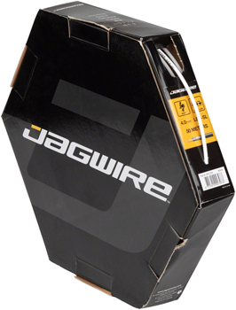 Jagwire 4mm Sport Derailleur Housing with Slick-Lube Liner 50M File Box, White EA Shift Housing