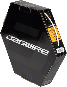 Jagwire 5mm Sport Brake Housing with Slick-Lube Liner 50M File Box, White EA Brake Housing