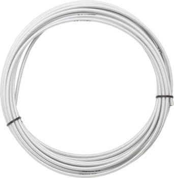 Jagwire 5mm Sport Brake Housing with Slick-Lube Liner 10M Roll, Sterling Silver Sterling Silver EA Brake Housing