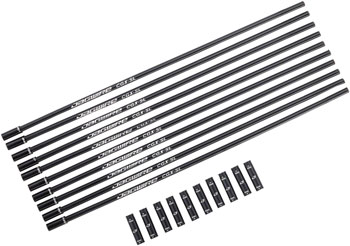Jagwire Flexible 4mm Housing Segments for Shimano Shadow-Type Road Rear Derailleurs RD-R9100 RD-R8000 RD-R7000, 240mm, Black, Pack of 10 Black EA Shift Housing