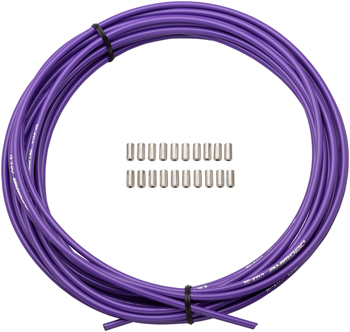 Jagwire 5mm Sport Brake Housing with Slick-Lube Liner 10M Roll, Purple Color: Purple EA Brake Housing