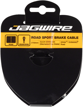 Jagwire Sport Brake Cable Slick Stainless 1.5x2750mm SRAM/Shimano Road Tandem EA Brake Cables