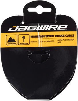 Jagwire Sport Brake Cable Slick Stainless 1.5x3500mm SRAM/Shimano Mountain Tandem EA Brake Cables