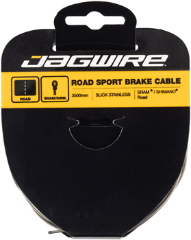 Jagwire Sport Brake Cable Slick Stainless 1.5x3500mm SRAM/Shimano Road Tandem EA Brake Cables