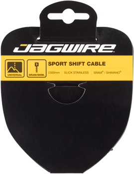 Jagwire Sport Shift Cable - 1.1 x 2300mm, Slick Stainless Steel, For SRAM/Shimano EA Shift Cables