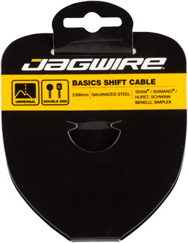 Jagwire Basics Shift Cable - 1.2 x 2300mm, Galvanized Steel, For Shimano/SRAM, Huret, Suntour X-Press EA Shift Cables