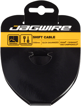 Jagwire Sport Shift Cable - 1.1 x 2300mm, Slick Galvanized Steel, For SRAM/Shimano/Campagnolo EA Shift Cables