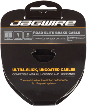Jagwire Elite Ultra-Slick Stainless Brake Cable 1.5x2750mm SRAM/Shimano Road EA Brake Cables