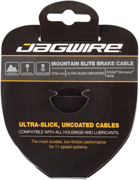 Jagwire Elite Ultra-Slick Brake Cable Stainless 1.5 x 2750mm SRAM/Shimano Mountain EA Brake Cables