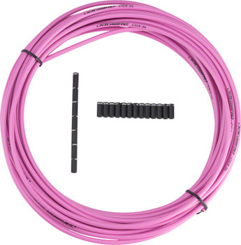Jagwire 5mm Sport Brake Housing with Slick-Lube Liner 10M Roll, Pink EA Brake Housing