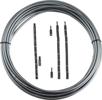 Jagwire 5mm Pro Compressionless Brake Housing with Slick-Lube Liner 10M Roll, Ice Gray Ice Gray EA Brake Housing