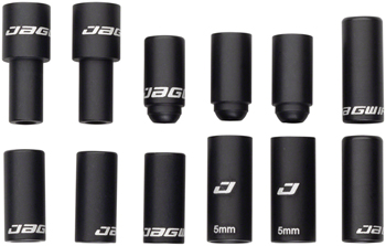 Jagwire End Cap Pack for Road Elite Link Brake Kits Black SET Housing End Caps