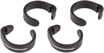 Jagwire Clip Ring for E-Bike Control Wires - 19.0-22.2mm, Black, Pack/4 PAK Ebike Head Unit Parts
