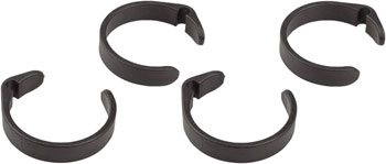 Jagwire Clip Ring for E-Bike Control Wires - 28.0-31.8mm, Black, Pack/4 PAK Ebike Head Unit Parts