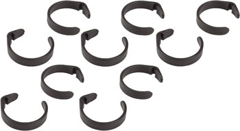 Jagwire Clip Ring for E-Bike Control Wires - 28.0-31.8mm, Black, Bag/10 BAG Ebike Head Unit Parts
