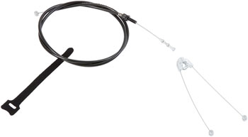 Odyssey Adjustable Linear Quik-Slic Kable Brake Cable - 1.5mm, Black EA Brake Cable and Housing Sets