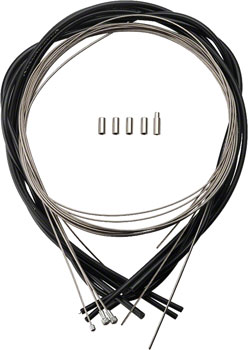 Campagnolo Ultra Low Friction Cable and Housing Set for Brakes and Derailleurs, Black EA Shift and Brake Complete Sets