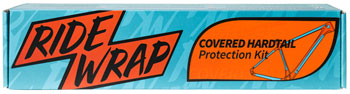 RideWrap Covered Hardtail MTB Frame Protection Kit - Gloss EA Chainstay/Frame Protection