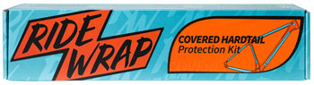 RideWrap Covered Hardtail MTB Frame Protection Kit - Matte EA Chainstay/Frame Protection