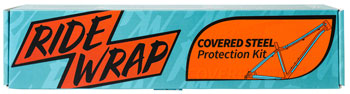RideWrap Covered Steel MTB Frame Protection Kit - Gloss EA Chainstay/Frame Protection