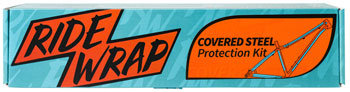 RideWrap Covered Steel MTB Frame Protection Kit - Matte EA Chainstay/Frame Protection