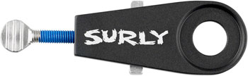 Surly Snuggnut Chain Tensioner - 12mm, Black, Each Black EA Axle and Chain Tensioners