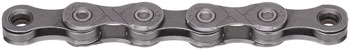 KMC XGlide Chain - 9/10/11-Speed, 126L, Optimized for Shimano CUES Drivetrain, Gray EA Chains
