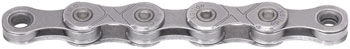 KMC XGlide EPT Chain - 9/10/11-Speed, 126L, Optimized for Shimano CUES Drivetrain, Gray EA Chains