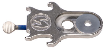 Surly Tuggnut Chain Tensioner - QR/10mm Axles, Silver, Each EA Axle and Chain Tensioners
