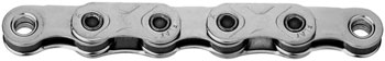 KMC X-Flat EPT Waxed Chain - 12/13-Speed, 126 Links, Compatible with SRAM T-Type and AXS Systems, Silver EA Chains
