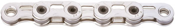 KMC XSL Flat Waxed Chain - 12/13-Speed, 126 Links, Compatible with SRAM T-Type and AXS Systems, Silver EA Chains