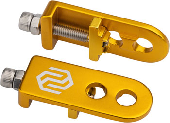 Promax C-1 Chain Tensioner - 2-Hole, Fits 3/8"/10mm Axles, Gold PAA Axle and Chain Tensioners