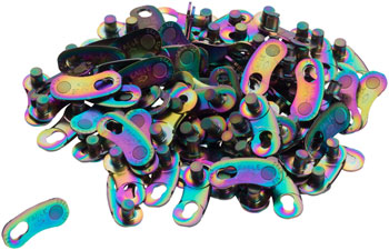SRAM Eagle PowerLock for 12-speed, Rainbow, Bulk 50 Pack Rainbow EA Chain Links and Pins