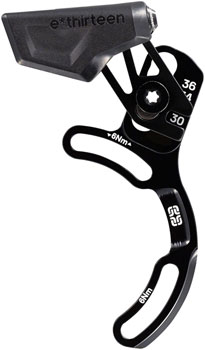 e*thirteen Vario Trail Chainguide - 28-36t, Black EA Chain Retention and Bashguards