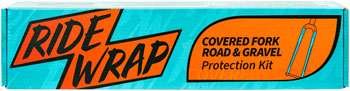 RideWrap Covered Road/Gravel Fork Kit - Matte EA Chainstay/Frame Protection
