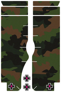 Muc-Off Fork Protection Kit - 8-Piece Kit, Camo EA Chainstay/Frame Protection