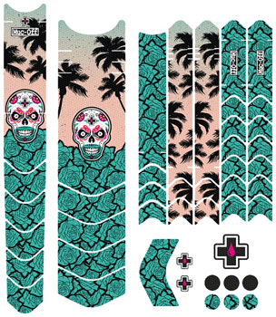 Muc-Off E-MTB Frame Protection Kit - 45-Piece Kit, Day of the Shred EA Chainstay/Frame Protection