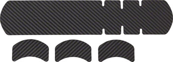 Lizard Skins Adhesive Bike Protection Large Frame Protector: Carbon Leather EA Chainstay/Frame Protection