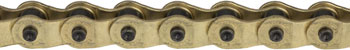 The Shadow Conspiracy Interlock V2 Chain - Single Speed 1/2" x 1/8", 98 Links, Half Link Chain, Gold EA Chains