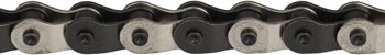 The Shadow Conspiracy Interlock V2 Chain - Single Speed 1/2" x 1/8", 98 Links, Half Link Chain, Silver/Black EA Chains