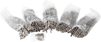 KMC X8 Chain - 8-Speed, 116 Links, Silver/Gray, Bulk Box of 25 Silver BOX Chains