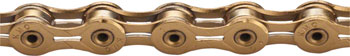 KMC X11SL Super Light Chain - 11-Speed, 116 Links, Gold EA Chains